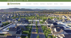 Desktop Screenshot of greenstonehomes.com
